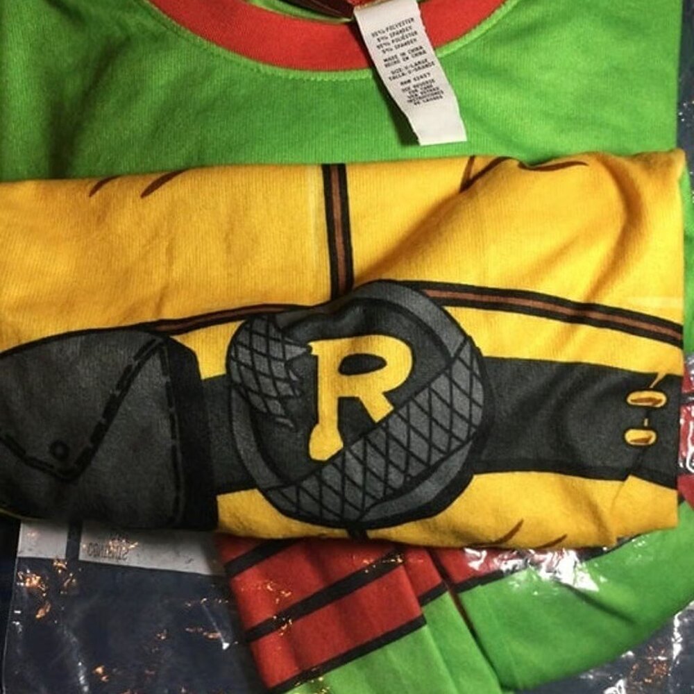 Ninja Turtle Raphael Adult Three Piece Halloween Costume NWT